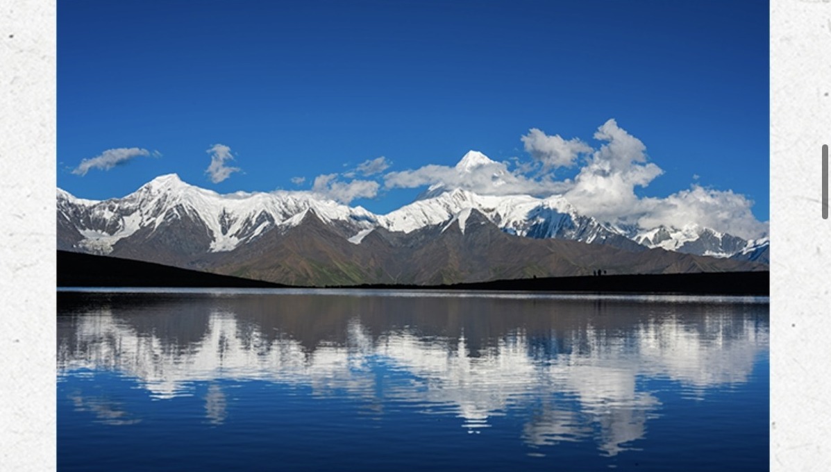 Lengga Lake (4,550 m) — the mirror under Gongga