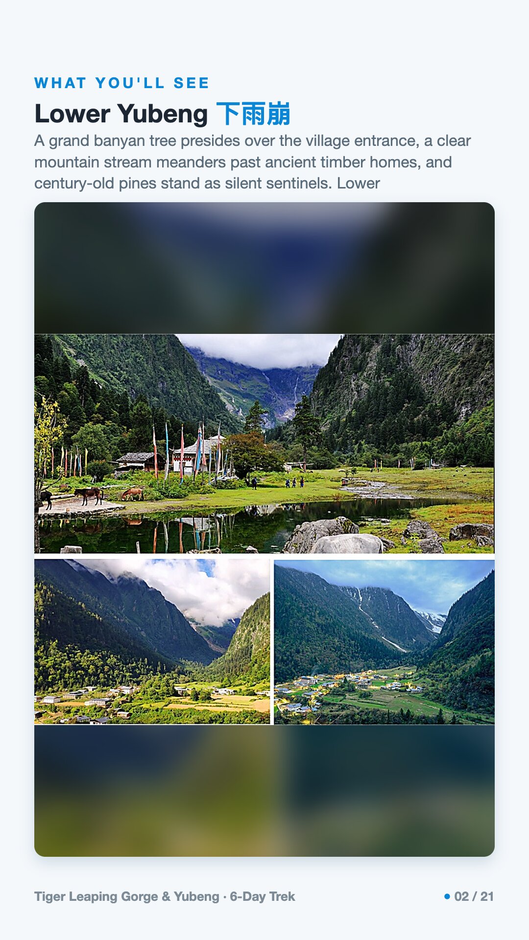 Tiger Leaping Gorge & Yubeng · 6-Day Trek — 2